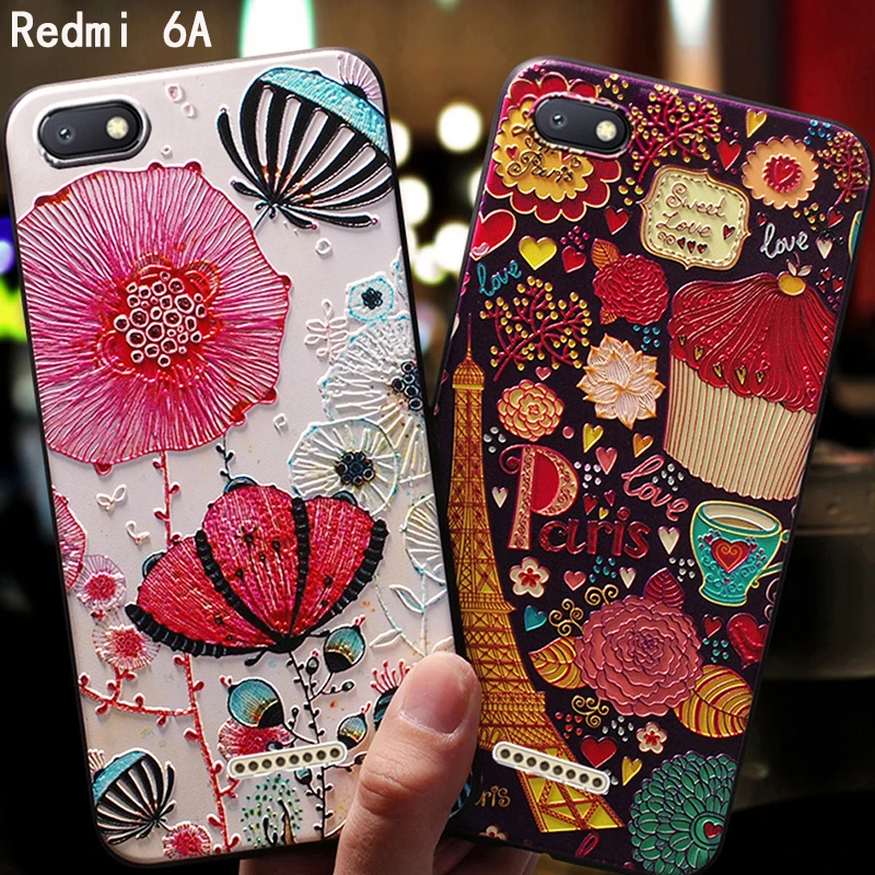 

Coque,cover,case For Xiaomi Redmi 6 6A pro Xiomi Redmi6 6pro Original silicon 3d Silicone luxury On Cute phone back cases