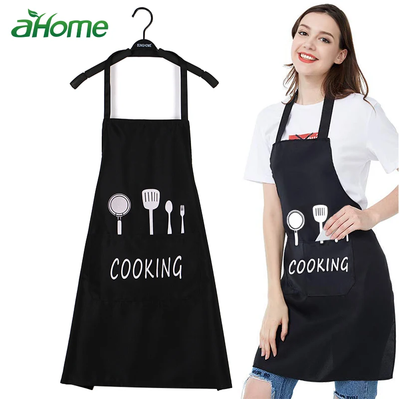 Restaurant Home Waterproof Working Apron polyester Aprons for Cafe Men