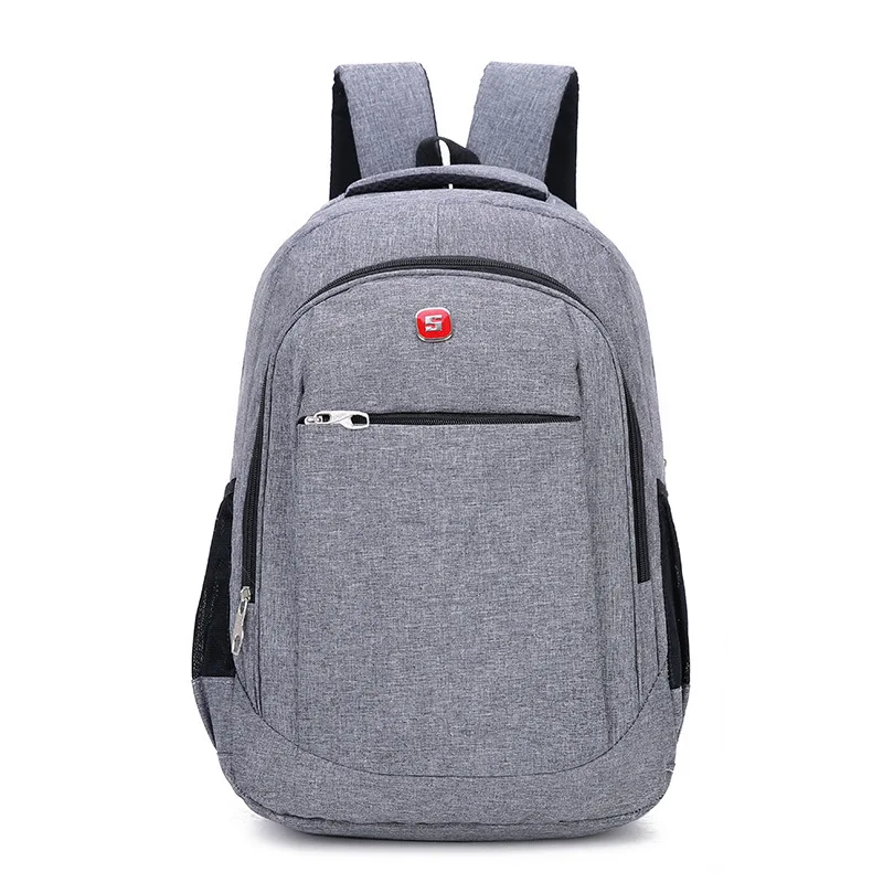 

Hot High Quality Oxford Cloth School Student Men's Bag Solid Color Business Travel Portable Large Capacity Backpack Exquisite