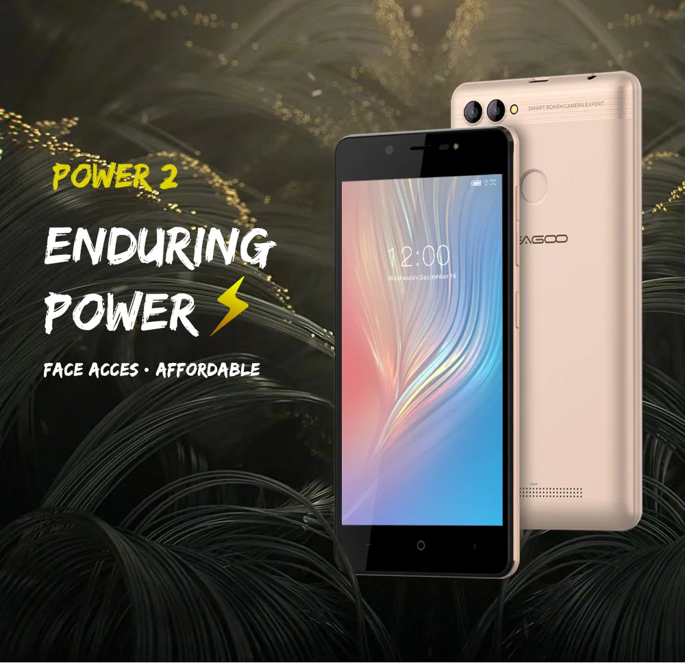 LEAGOO POWER 2 Мобильный телефон 5,0 "HD ips оперативная память 2 Гб встроенная 16 Android 8,1 MT6580A 4 ядра двойной камера сзади отпечатков пальцев