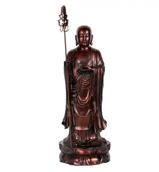 

15" Buddhist Jizo ksitigarbha Bodhisattva Bronze Copper Buddha Statue