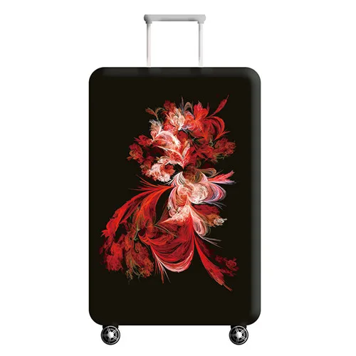 JULY'S SONG винтажный цветочный багажный чехол для путешествий пылезащитный чехол защитный чехол полиэфирный чехол для тележки - Цвет: 12