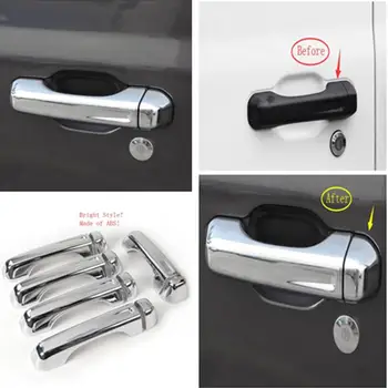 

Lapetus Outside Door Pull Doorknob Handle Cover Accessories Exterior Trim ABS Fit For Jeep Wrangler JL 4 Door Model 2018 - 2020