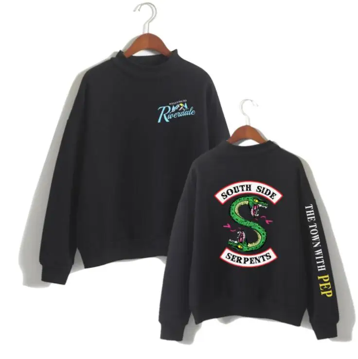 

KPOP Riverdale Pink Women and men Hoodies Sweatshirts Fashion Hooded Long Sleeve Sweatshirt Casual Clothing south side serpents