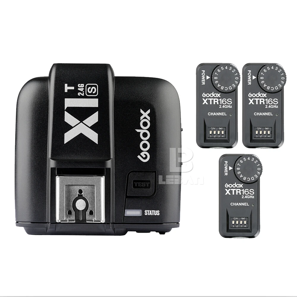 Godox X1T-S TTL 1 / 8000 s 2.4   + 3x XTR-16S    Sony