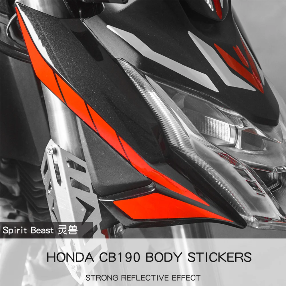 SPIRIT BEAST мотоциклетные наклейки и наклейки для HONDA CB190R Водонепроницаемые Светоотражающие Мотоциклетные аксессуары для мотокросса
