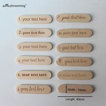 

200 Personalized Mini Wooden Craft Sticks 1.6 Inches Small Lollipop Sticks Body Cream Cosmetics Spatula Disposable Sugar Scrub