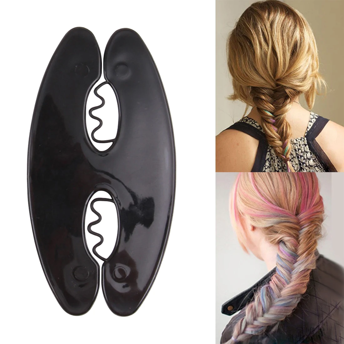 السحر الفرنسية الشعر تجديل أدوات DIY تصفيف الشعر اكسسوارات صالون أداة نسج Braider بكرة الشعر تويست صانع التصميم فتاة هدية