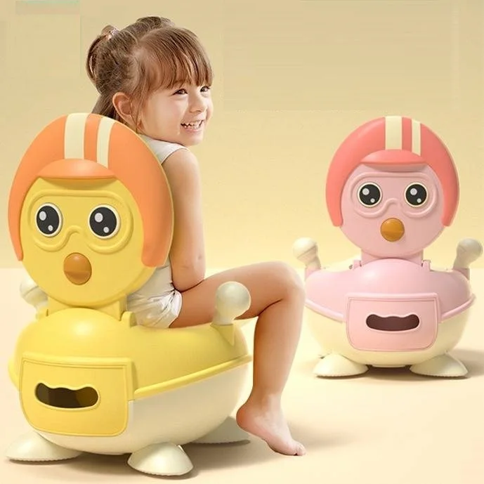 

Baby potty toilet bowl training toilet seat children's pot kids bedpan portable urinal comfortable backrest cartoon cute pot