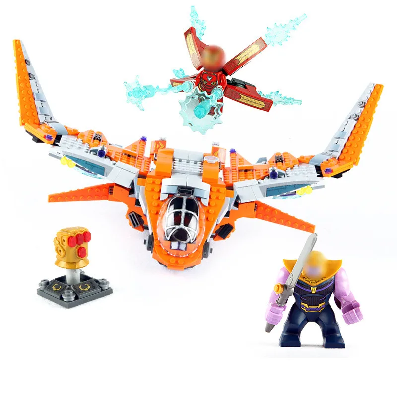 

New 76107 Legoings Avengers Super Heroes Infinity War Thanos Ultimate Battle Building Blocks Toys For Children
