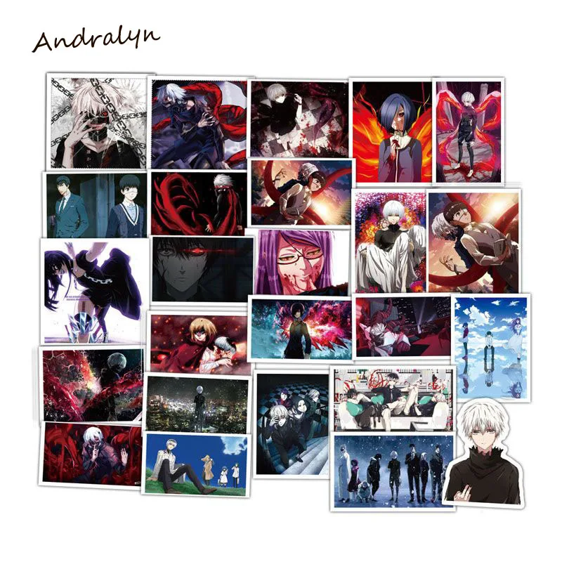 10/50 шт в наборе одежда с надписью Tokyo Ghoul для рисования граффити Стикеры s Чемодан