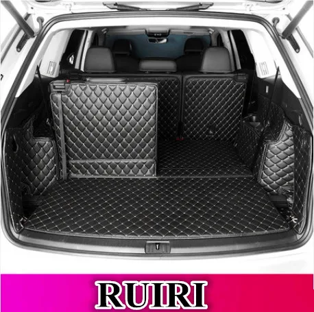 

Good quality! Full set car trunk mats for Volkswagen Atlas 7 seats 6 seats 2019 durable boot carpets cargo liner for Atlas 2018