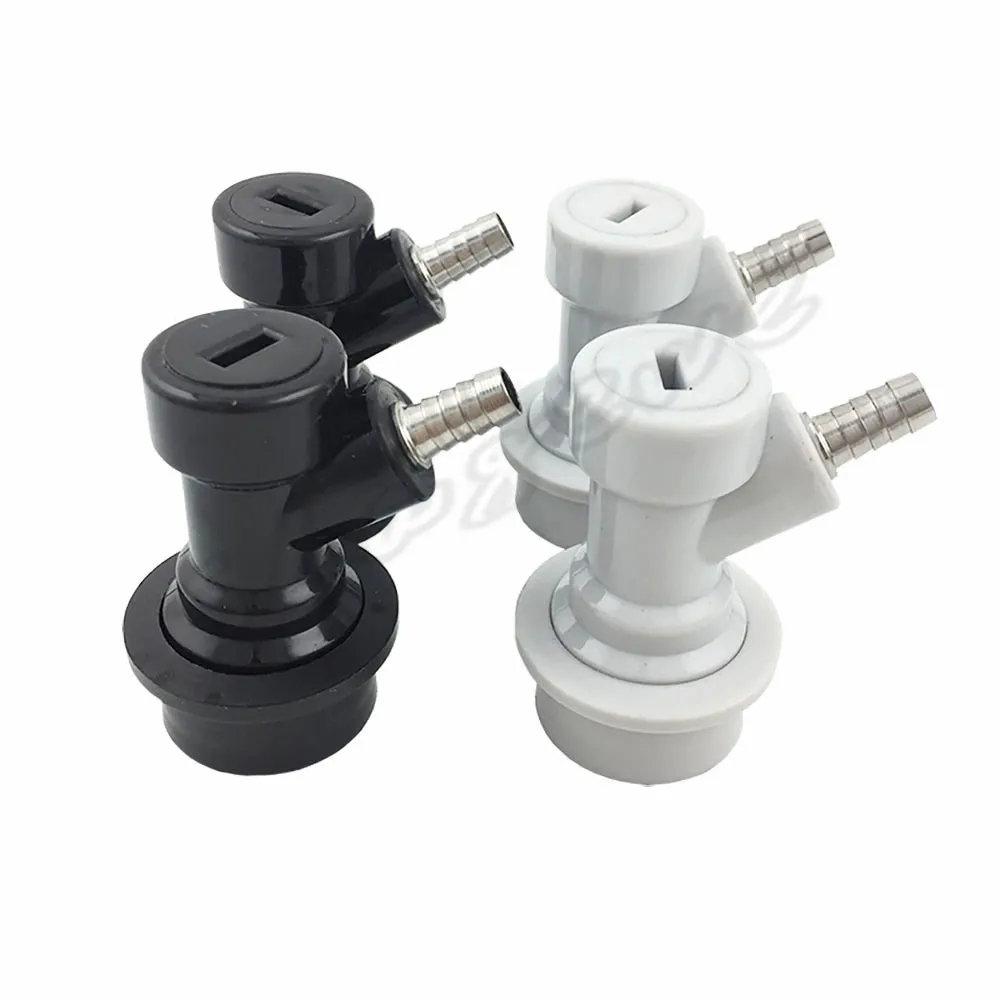 Homebrew Beer Keg Dispense Connector Ball Lock Liquid & Gas Disconnect 14 Barb for Cornelius corny keg  (1)