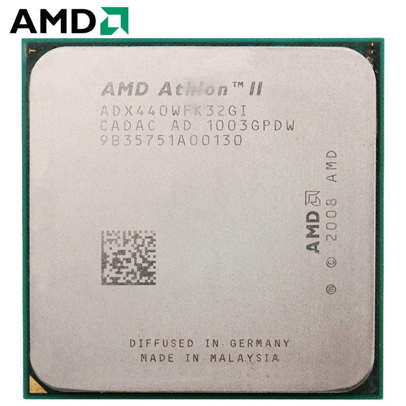 

AMD Athlon II X3 440 CPU Socket AM2+ AM3 95W 3.0GHz 938-pin Three-Core Desktop Processor CPU X3 440 socket am2+ am3