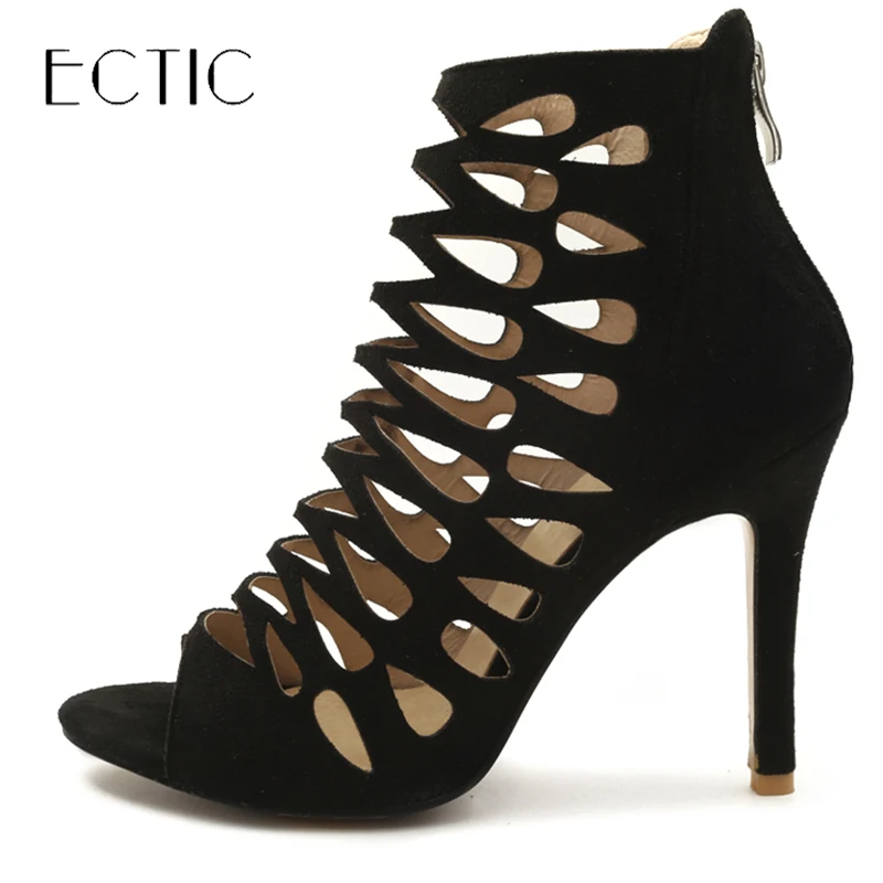 gladiator open toe heels