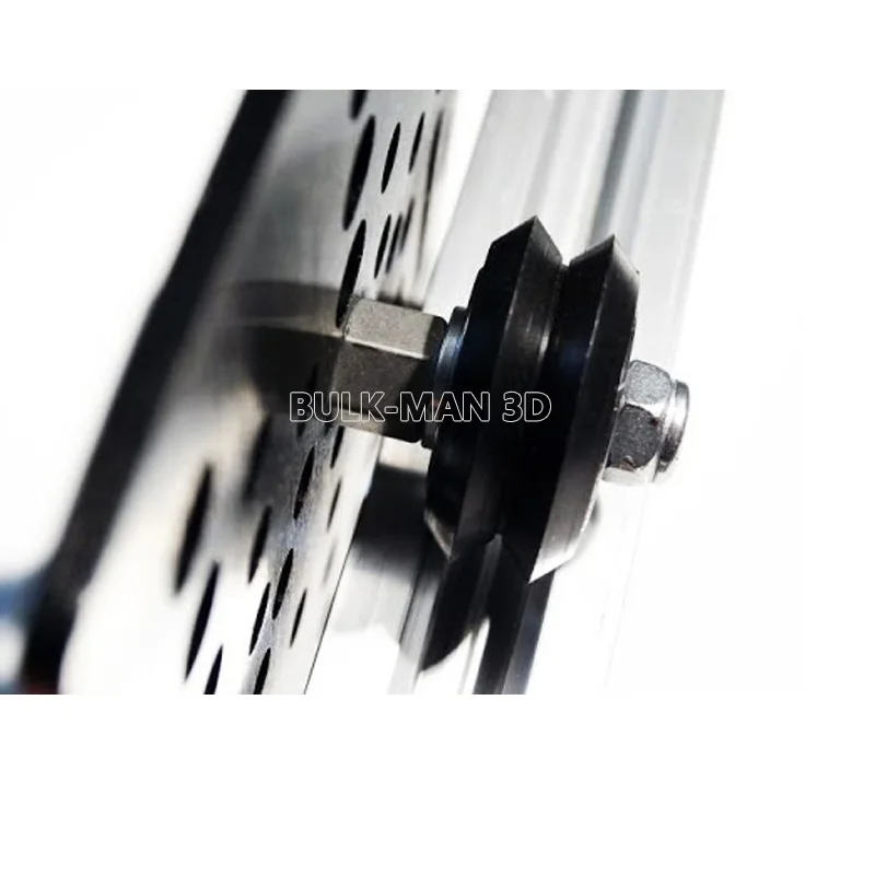 100 шт./лот оптовая продажа высокая точность ЧПУ Delrin POM Dual v слот колесо для слота