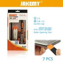 JAKEMY 7 in 1 Screwdriver Set with Disassembling Repair Opening Tools Kit Repair Mobile Phone for iphone 6s Plus 5s ipad Samsung