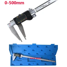 Высококачественный цифровой штангенциркуль 0-500 мм сверхмощная функция цифровой суппорт 500 мм 20 дюймов цифровой суппорт с наконечниками