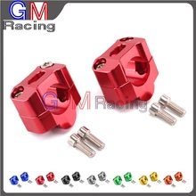 CNC Алюминий руль жир бар стояки горе Зажим адаптер 22 мм до 28 мм для Пит Байк мотоцикл мотокросс эндуро квадроциклах