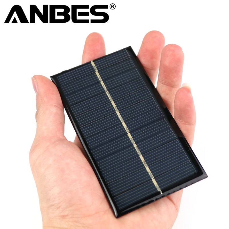 

5pcs/lot Solar Panel Portable Mini 6V 1W Sunpower DIY Module Panel System For Solar Lamp Battery Toys Phone Charger 110*60mm
