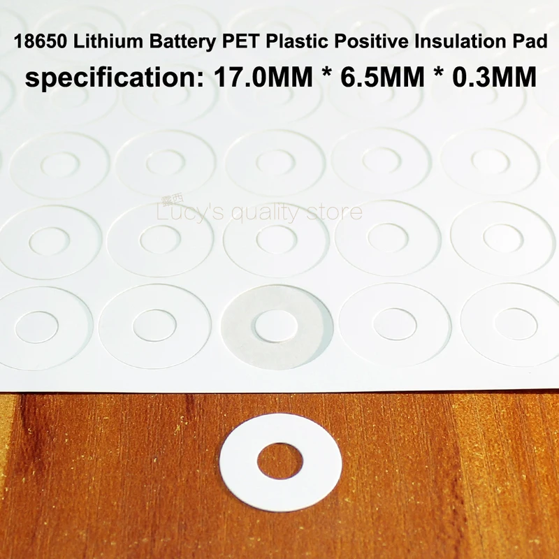 100pcs Original imported various brand 18650 lithium battery font b PET b font green plastic positive