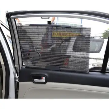 

Side Window Curtain Sun Shield Blind Sunshade Car Truck Auto Anti-UV Ultraviolet Retractable