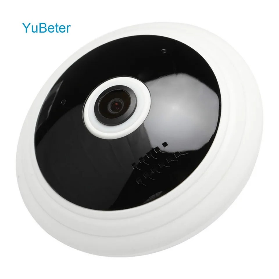 

YuBeter 960p Wireless Panoramic Camera 360 Degree IP Camera Wifi CCTV Home Security Video Surveillance Night Vision Two Way Audi