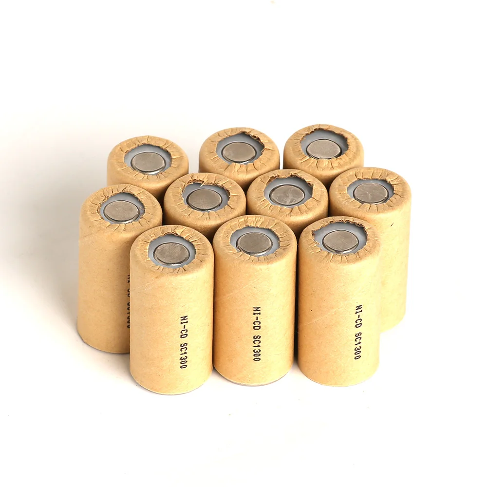 SC1300mAh 8 шт. Мощность ячейки, аккумуляторная батарея, Мощность инструмент батарея, Ni-CD разряда 10C-15C