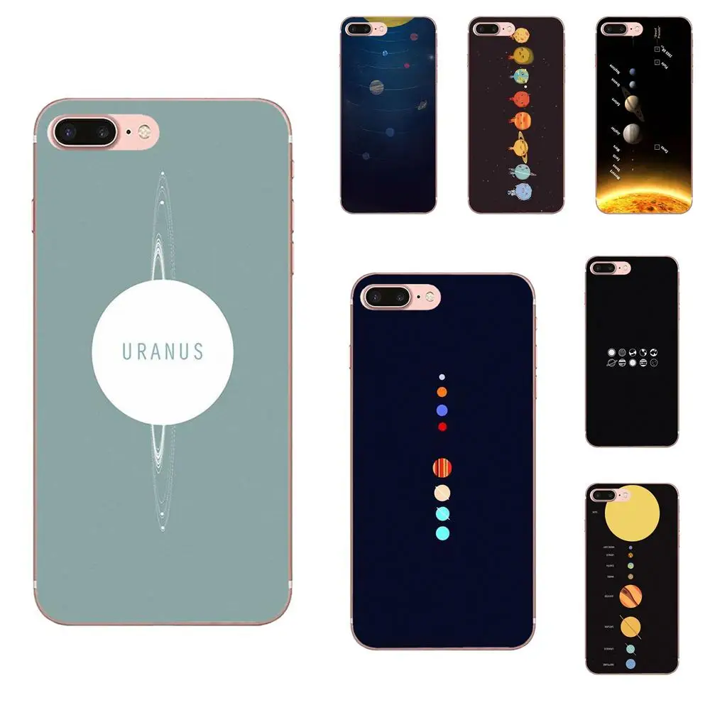 

Minimalistic Planets Solar System For Xiaomi Redmi Note 2 3 3S 4 4A 4X 5 5A 6 6A Pro Plus Soft Mobile Case