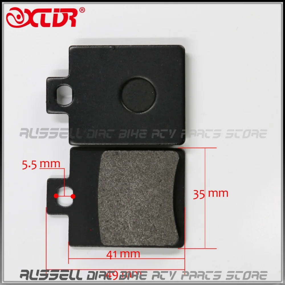 Motorcycle Brake Pads Set For Chinese Scooters ATV Moped Spare Parts 2
