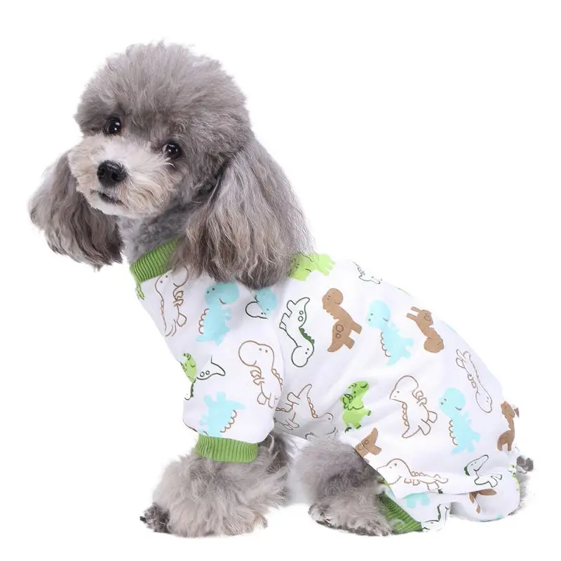 

Dog Pajamas dog clothing Jumpsuits Clothes Overalls for Dogs Cats Cotton Clothes for York Dogs Summer Clothes