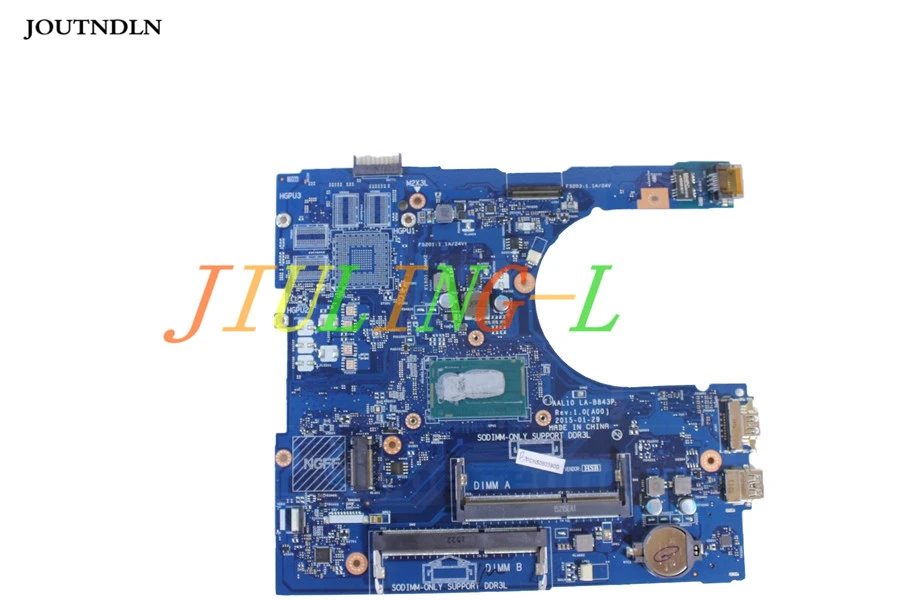 Материнская плата JOUTNDLN для ноутбука Dell Inspiron 5558 5758 модель 27C5F 027C5F задний Размер 10