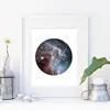 Modern Astronomy Galaxy Canvas Art Print and Poster Home Wall Decor , Set of Three Galaxy Space Canvas Painting Wall Art Picture ► Photo 2/6