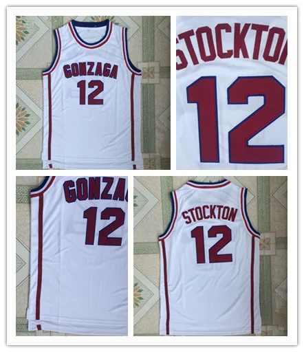 NEW 2017 Gonzaga University Basketball Jerseys,#12 John ...
