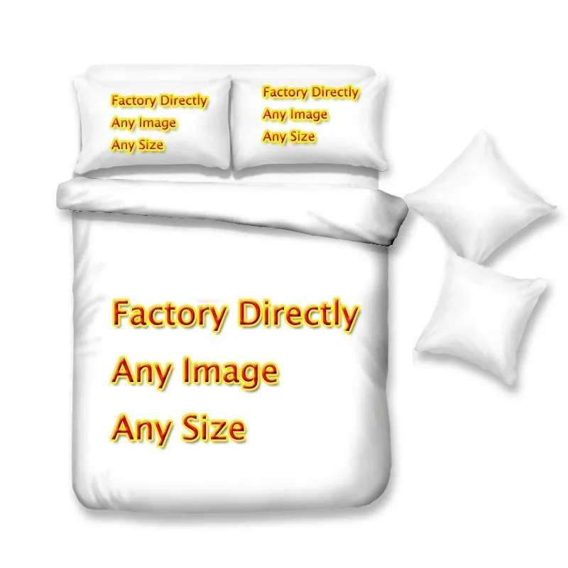 

Customized 3d Digital Printing Bedding Set Duvet Color And Pillowcase Sets 2/3pcs