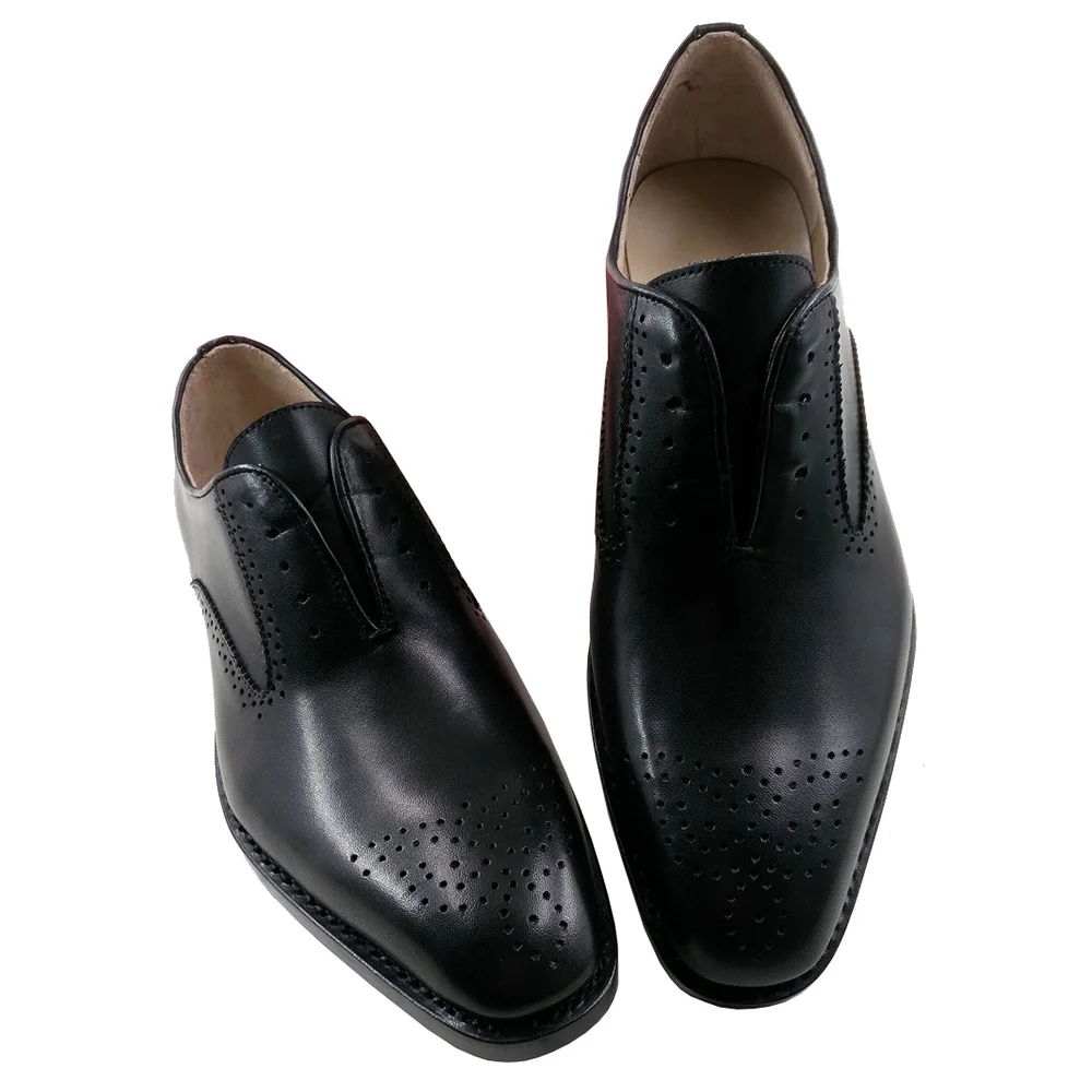 Homens Terno Brogue 10 Preto De Couro Goodyear 44 Sapatos Sipriks Dos Bezerro Oxfords Retro Genuíno Vestido Gents Welted Sola UZ0dqBwwx