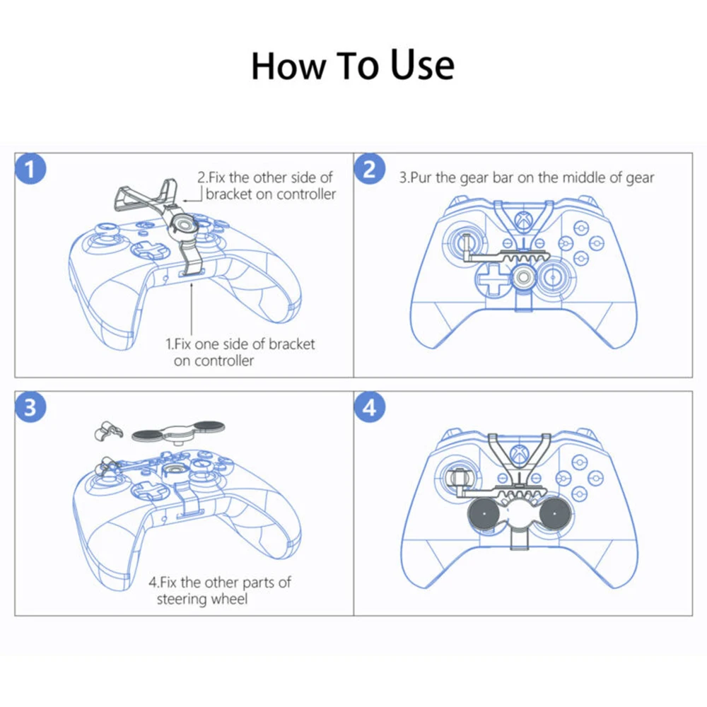 Мини-ручка рулевого колеса для Xbox One дополнительные аксессуары для замены для всех Xbox гоночный игровой контроллер