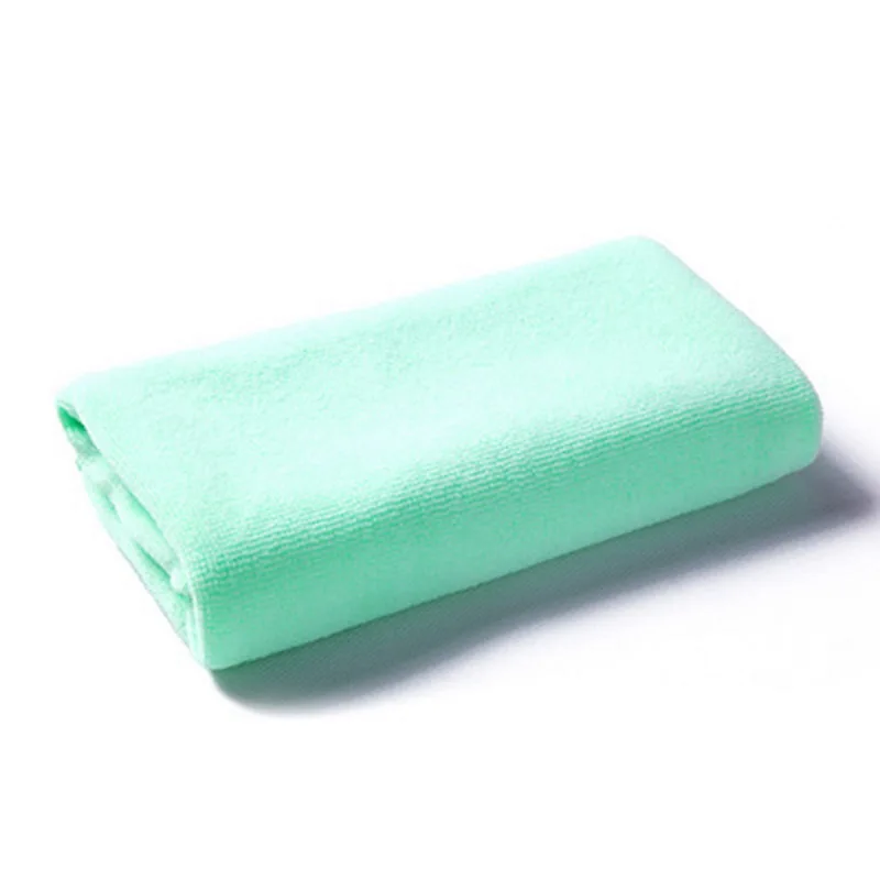 

Urijk 1pcs Wash Towel Absorbent Square Solid Color Microfiber Dishcloths Towels Microfiber Towel Cleaning Towel