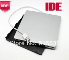 Ide súper externa caja portadiscos recinto del USB para MacBook 9.5 mm 12.7 mm IDE superdrive