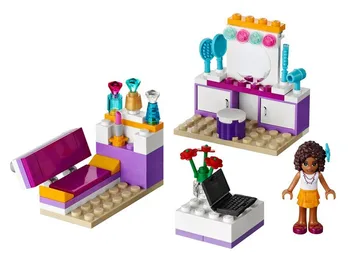 

Girls Friends Series 10153 Andrea's Bedroom Building Block toys Kids Toys Compatible Develop Intellectual toys