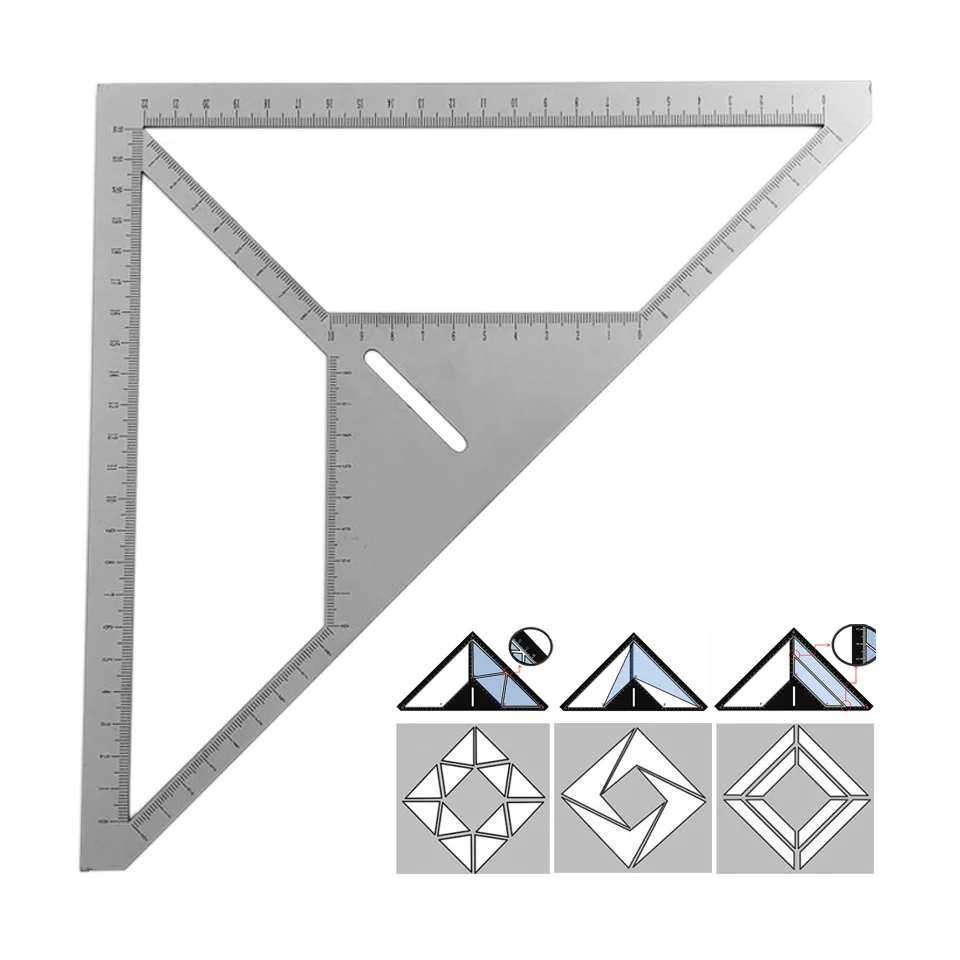 

Metal Triangle Ruler Stainless Steel Angle Ruler For Floor Drain Tiles Templates Measuring Tool Escuadra De Carpintero Esquadro