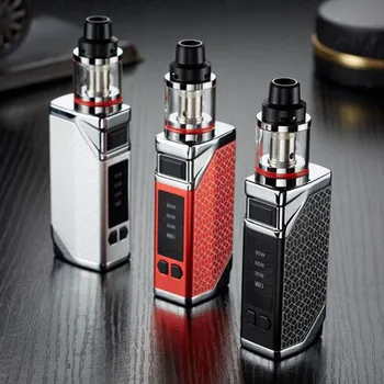 

Electronic Cigarette 80W Adjustable Wattage Led Light Display Vape Mod Box Kit 2200mah 2.8ml Atomizer Tank Vaporizer Vapor