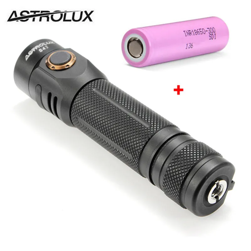 Astrolux S42 18650 версия 4x Nichia 219C/XP G3 2023LM USB EDC светодиодный фонарик + INR18650 30Q Батарея