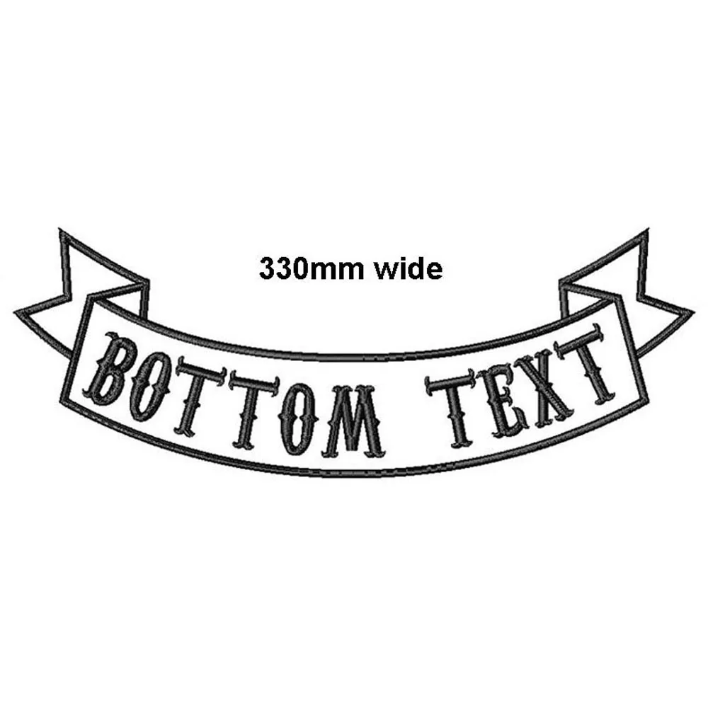 10 Top Banner Bikers Custom Embroidered Patch Motorcycles