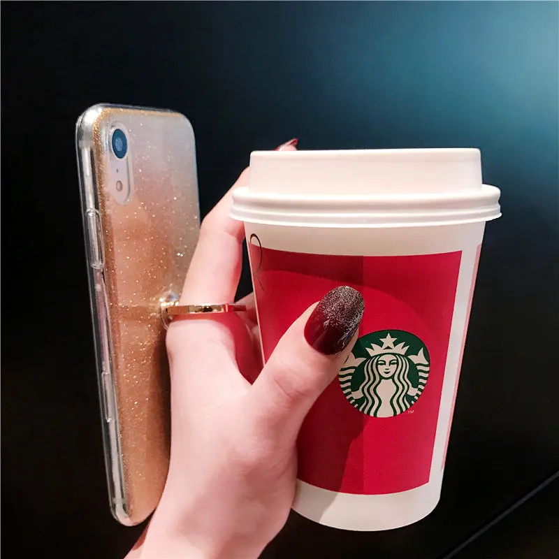 

Bling Kickstand Case For iphone XR 7 8 6 6s Plus X Glitter Car Holder Cover For iphone XS Max iphone 5s Cases With Finger Ring