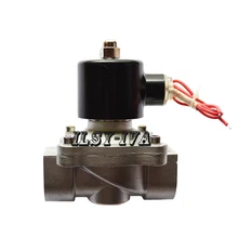 G" DN25 нержавеющая сталь Электрический электромагнитный клапан, DC12V, DC24V нормально закрытый электромагнитный клапан