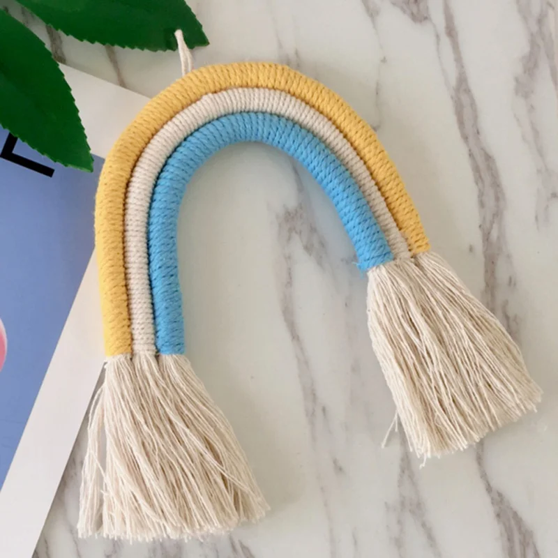 Скандинавский стиль детская комната висячие украшения ручной работы Радуга висячие украшения (большие)
