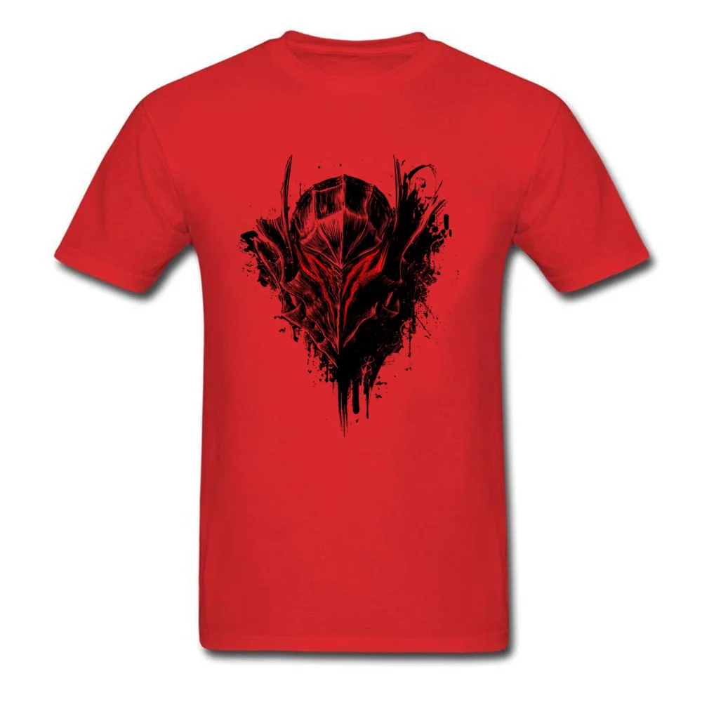 Classic black warrior 5376 Group T Shirts Round Neck All Cotton Men's Tees Short Sleeve Summer Group Tee-Shirt black warrior 5376 red
