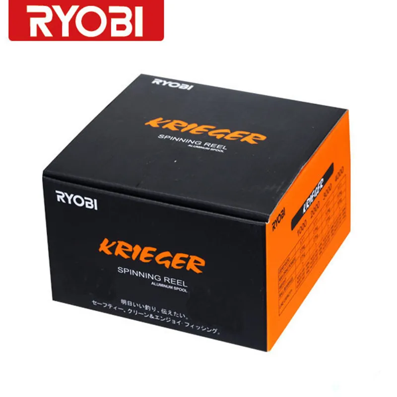 RYOBI катушка KRIGER 7BB 5,1: 1/5. 0:1 Передаточное отношение Carretes Pesca спиннинговая Рыболовная катушка Moulinet Peche катушка для ловли карпа рыболовные снасти