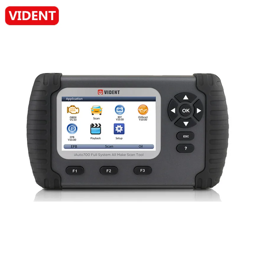

VIDENT iAuto700 Car Full System Diagnostic Tool for Engine Oil Light EPB EPS ABS Airbag Reset Battery Configuration